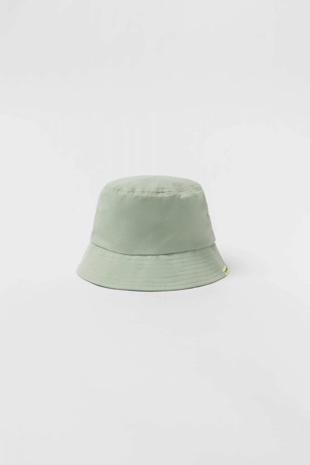 Twill Bucket Hat with Label